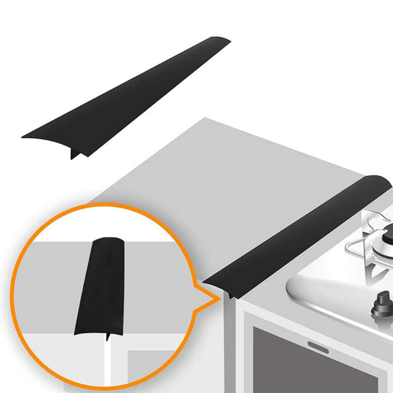 Silicone Kitchen Stove Gap Cover - Sealing Strip for Gas Stoves with Oil & Dirt Resistance, Made with Non-Food Grade Material