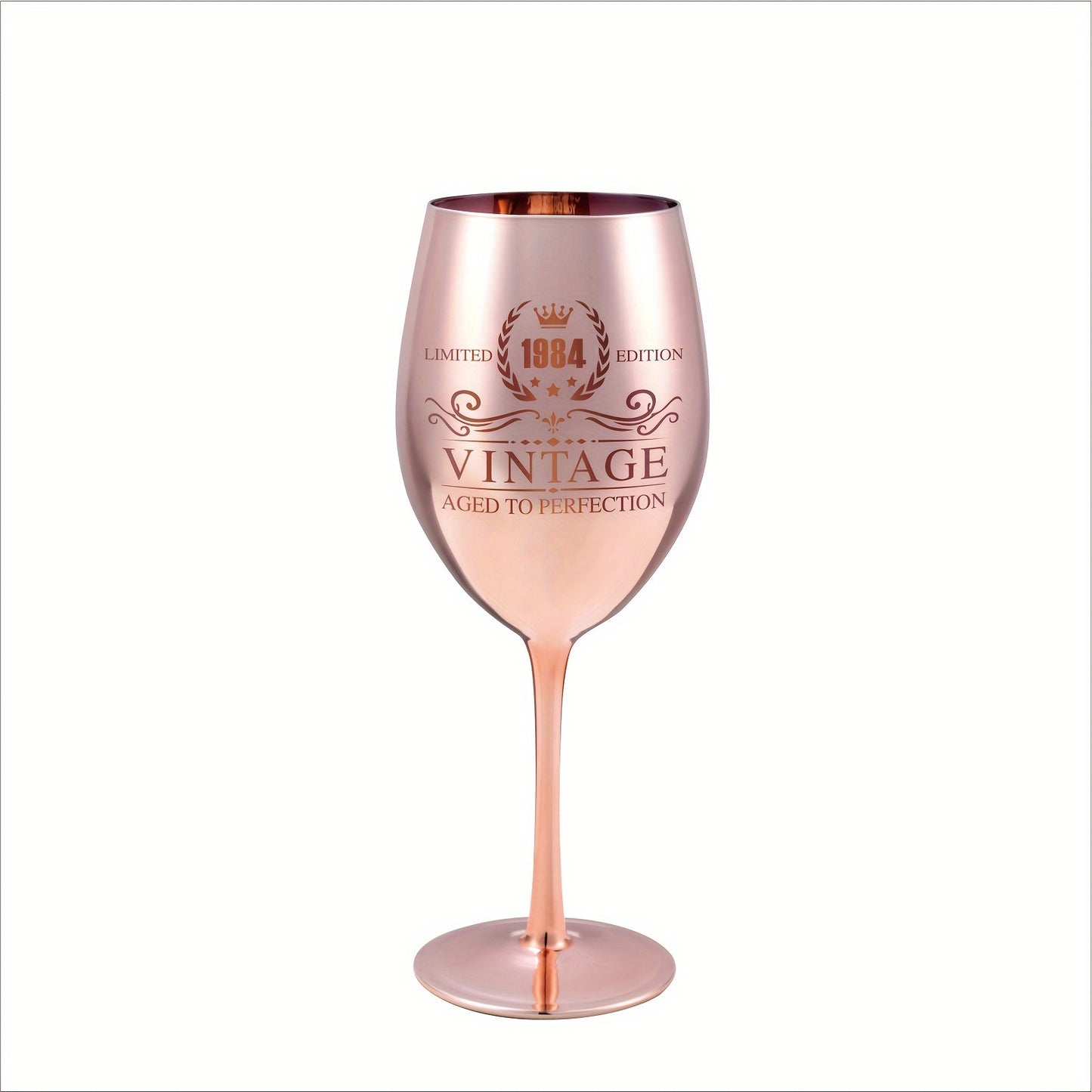 One women's birthday wine glass for women born in 1954, 1964, 1974, 1984, or 1994. Suitable for champagne, whisky, and cocktails in bars, pubs, clubs, restaurants, or at home. Makes a great gift for women, ladies, and girls.