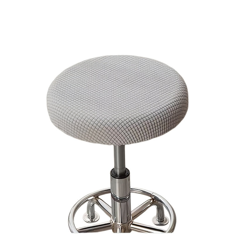 Adjustable round stool cover, removable and washable chair protector - perfect gift for Christmas or New Year