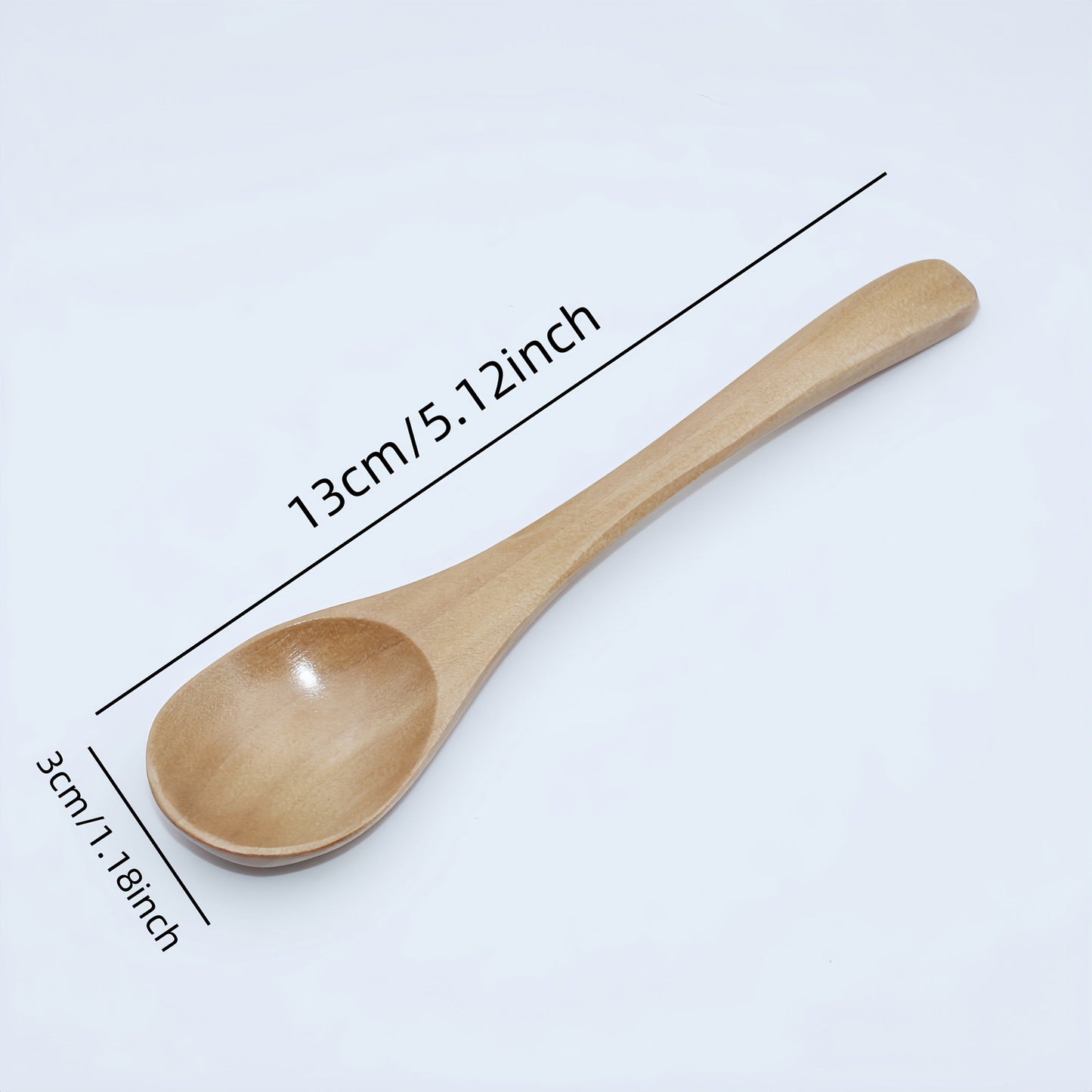 Artisan-made Wooden Spoon, Versatile Utensil for Mixing, Coffee, Honey, Desserts, and Seasonings in Home, Hotel, and Restaurant Settings