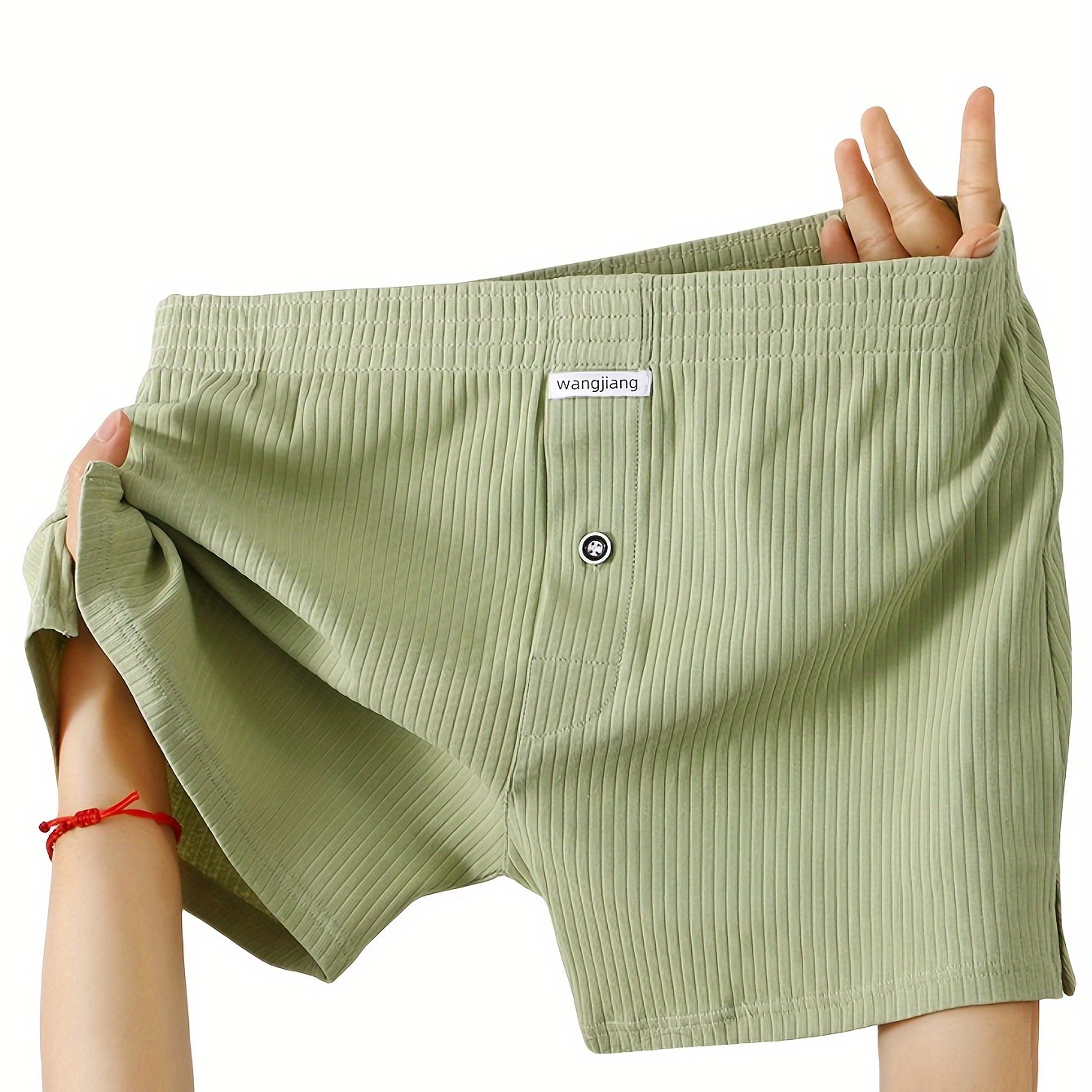 Cotton Button Fly Boxer Shorts for Men - Comfortable and Breathable, Ideal for Home or Sleepwear