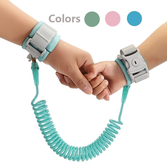 Child Anti Lost Adjustable Wrist Link with 3 Color Options - Traction Rope Wristband Belt for Baby Safety - Perfect Christmas, Halloween, or Thanksgiving Day Gift.