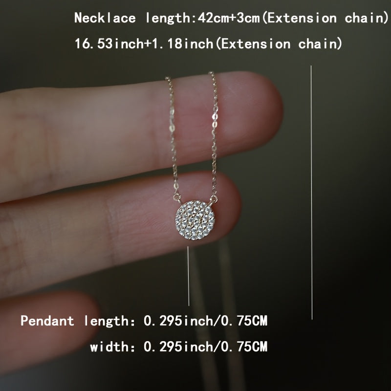 A Stunning Wannian S925 Silver French Romantic Starry Sky Clavicle Chain Necklace for Women, with a Japanese Korean Style that is Simple, Versatile, and Classic. This Necklace exudes Fashionable Temperament and Light Luxury.