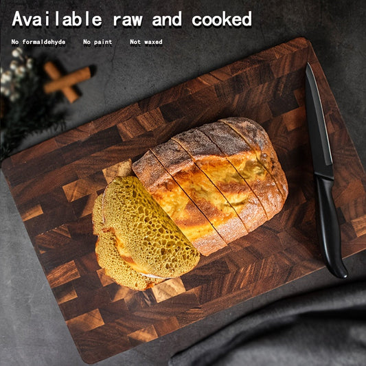 High-Quality Black Walnut Wood Cutting Board - Rectangular Shape, Ideal for Cutting Fruits & Vegetables - Great for Holiday Celebrations such as Halloween, Christmas, Easter, and Thanksgiving