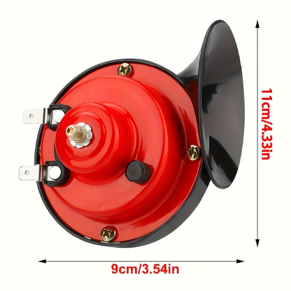 12V Air Snail Car Horn for Trucks, SUVs, RVs, Trains, and Boats, loud for camping and scaring away moose.