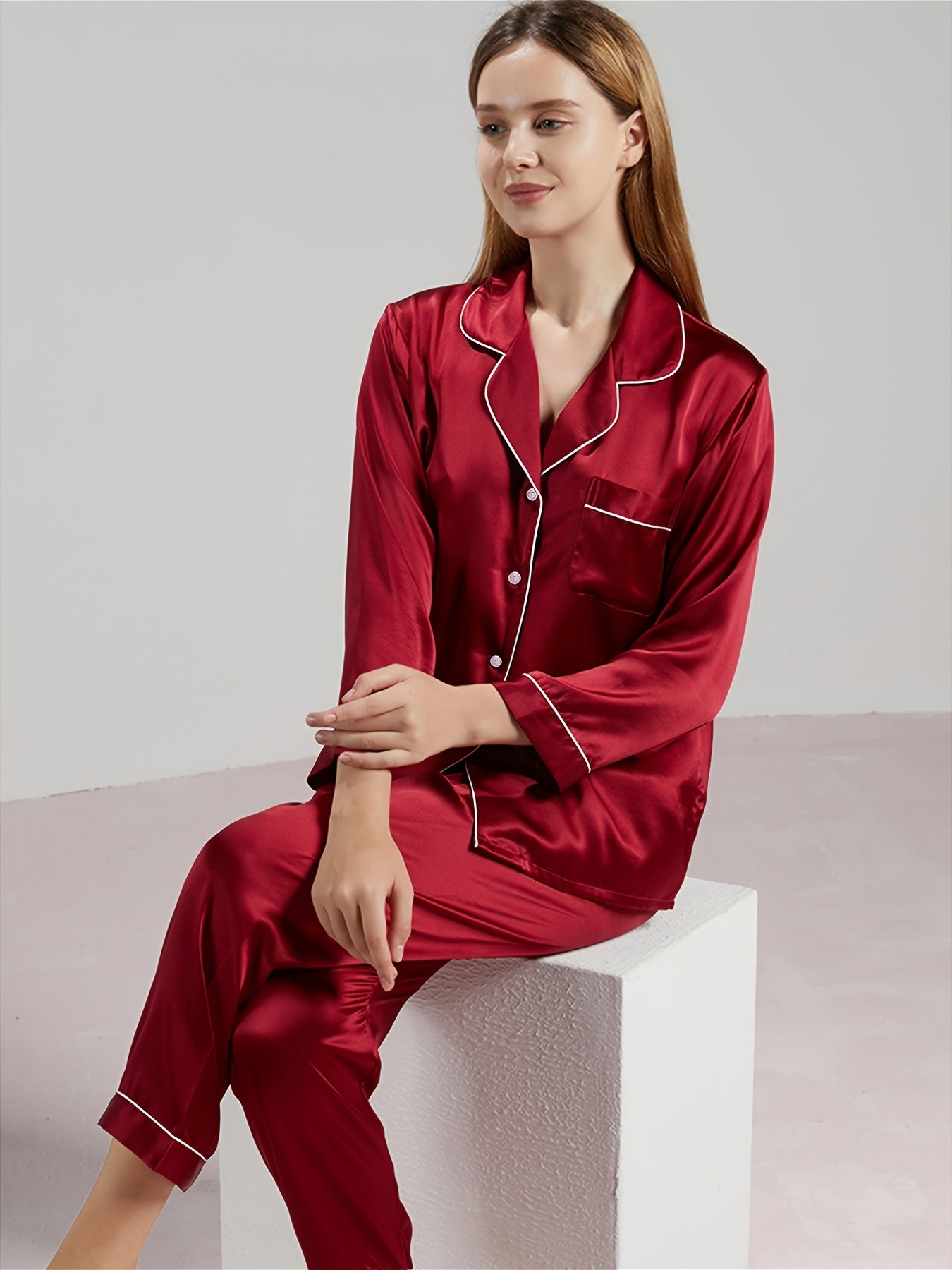 Casual soft pajama sets for Valentine's gifts: cozy loungewear for women.