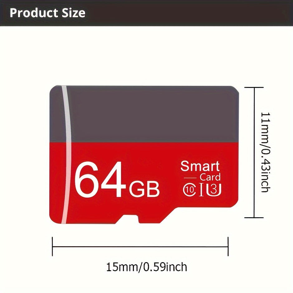 High-speed memory card compatible with 4K devices for reliable performance on smartphones, tablets, cameras, and computers.