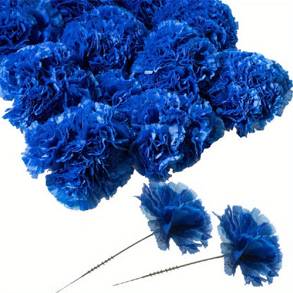 50 pieces of Eternal Blossom silk carnation flower for DIY wedding decorations