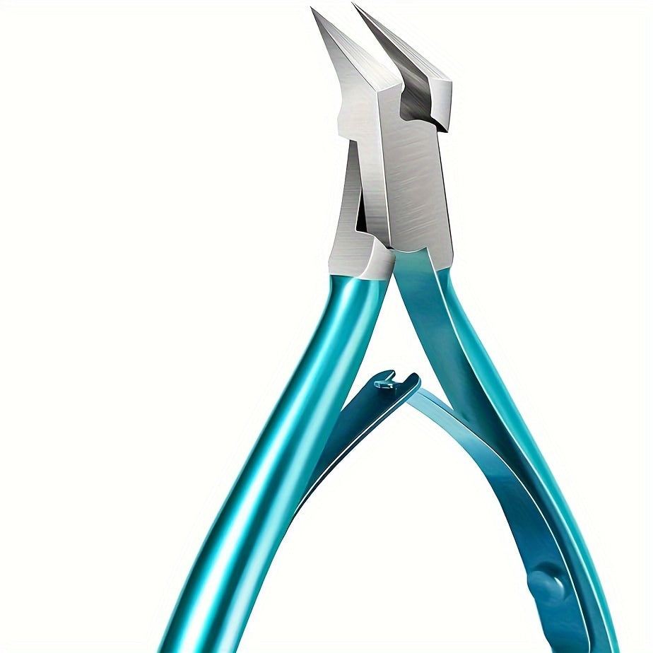 Highly precise nail clippers safe for ingrown and thick toenails, ideal for at-home manicures and pedicures.