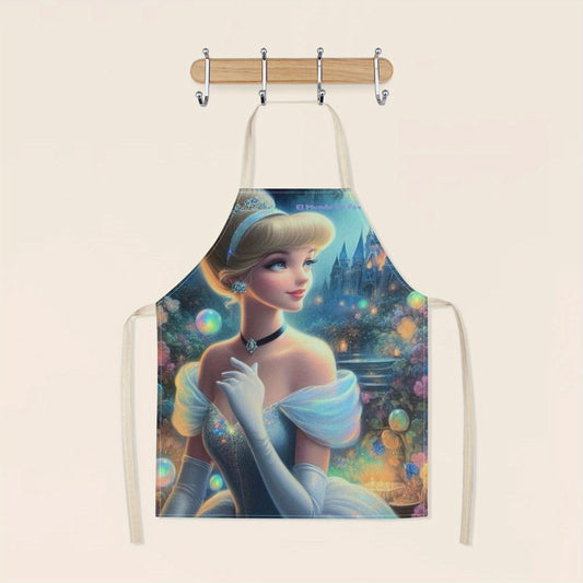 Disney has licensed a chic waterproof apron with an adorable cartoon design of Princess Elsa. This apron is beautiful, trendy, and uncomplicated, perfect for use in hotels, supermarkets, restaurants, fruit shops, milk tea stalls, and homes in general.