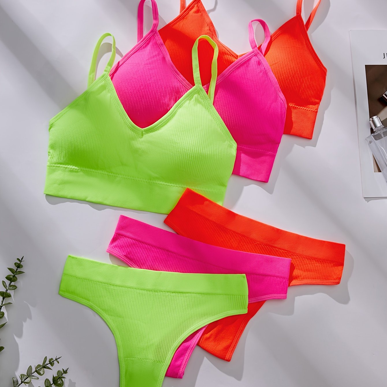 3-piece basic lingerie set for women