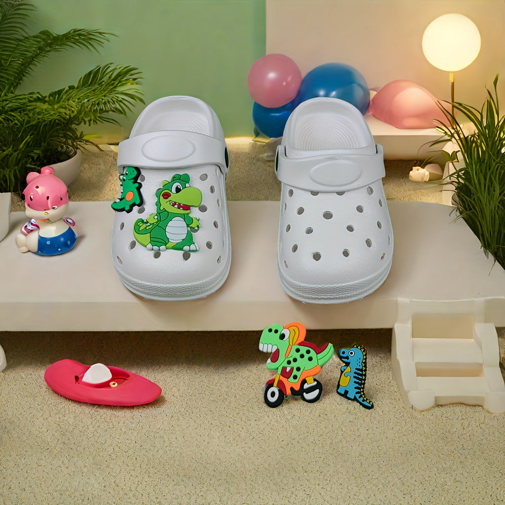 Kids' Summer Clogs - Breathable EVA Sandals with Cartoon Design - Perfect for Indoor/Outdoor wear.