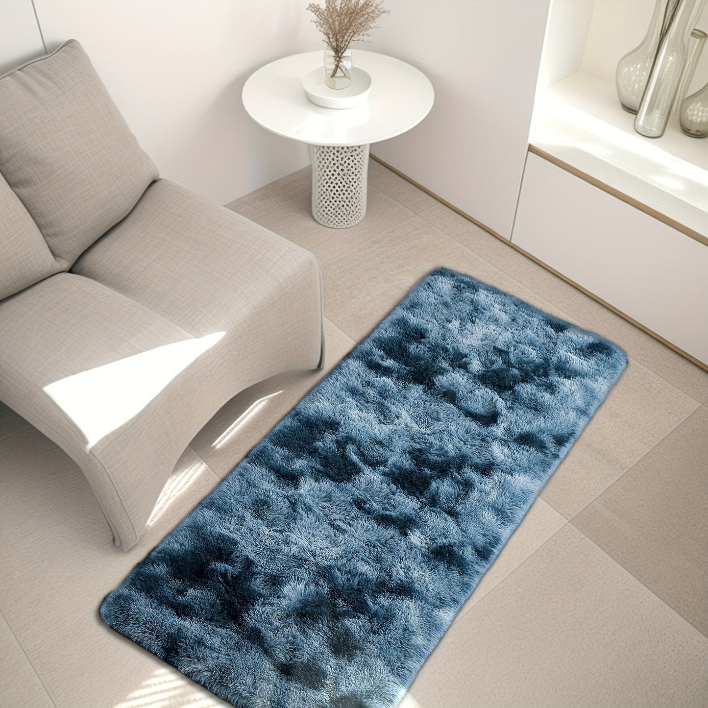 Plush Faux Fur Area Rug - Luxuriously Soft, Non-Slip, Long-Lasting, and Easy to Clean - Perfect for any Room in your Home with a Variety of Colors to Choose From