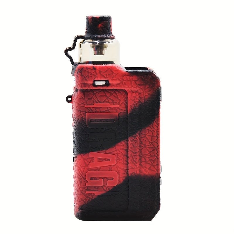 DRAG MAX Silicone Protective Case: Textured Soft Shell, Shockproof Cover for Voopoo E-Cigarettes