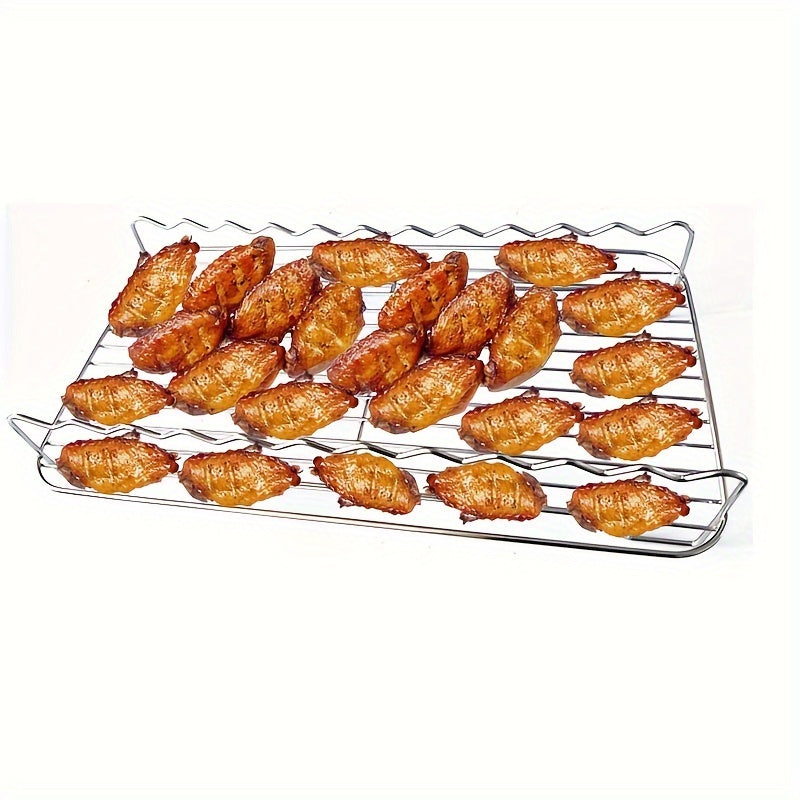 Ninja Air Fryer Accessories: A versatile skewer rack and steamer stand made of durable 304 stainless steel. Compatible with AF500UK model, these kitchen baking tools are dishwasher safe and made of food-grade materials. Includes 11 skewers for all your