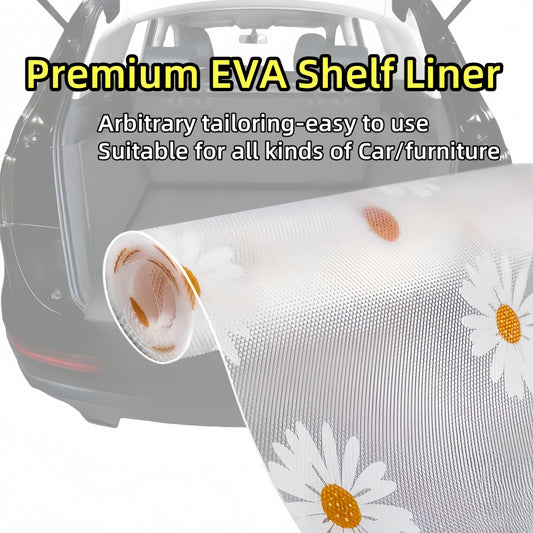 Waterproof and durable EVA material roll for trunk shelves, cabinets, countertops, desks, shoe cabinets, walls. Non-slip, oil-proof, and moisture-proof.