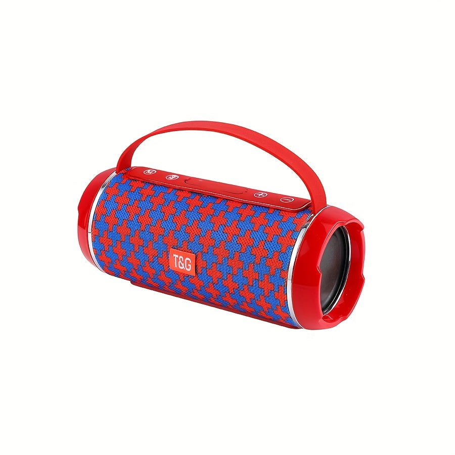 T&G TG116C is a portable wireless speaker with 5.0 surround sound, USB/TF/FM broadcast, and 10m connectivity. It has a rechargeable lithium battery with Type-C charging, making it a perfect