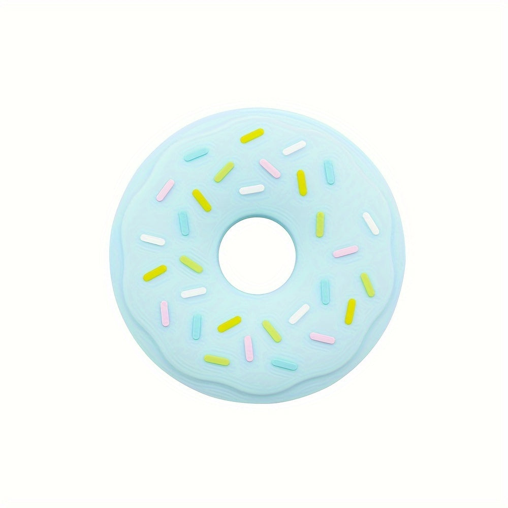 Baby Donut Teether made of Gentle Silicone: Dishwasher-Safe and Suitable for Ages 0-3 years