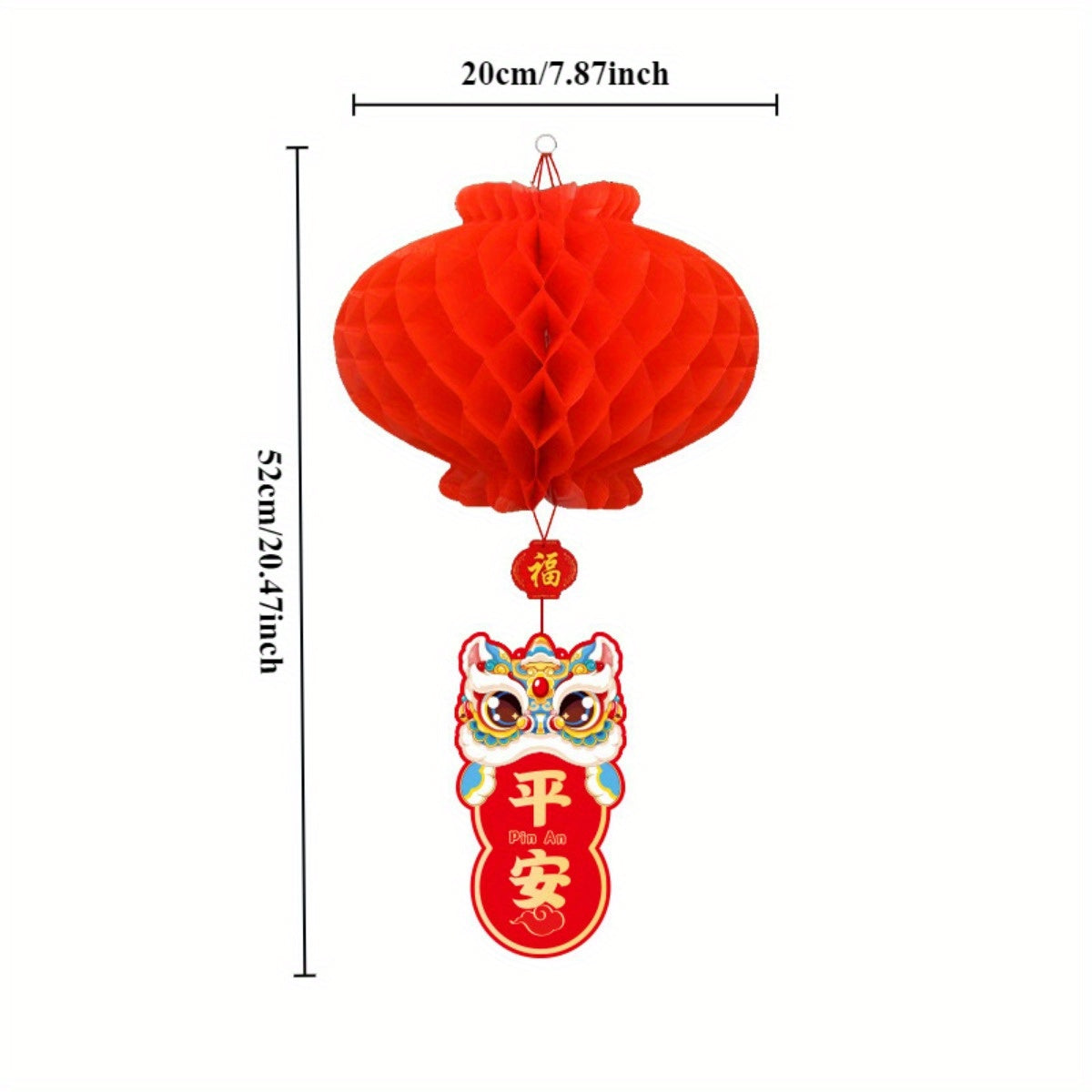 10pcs 2025 Red Lantern Hanging Decorations for New Year and Spring Festival Celebration, creating a joyful atmosphere.