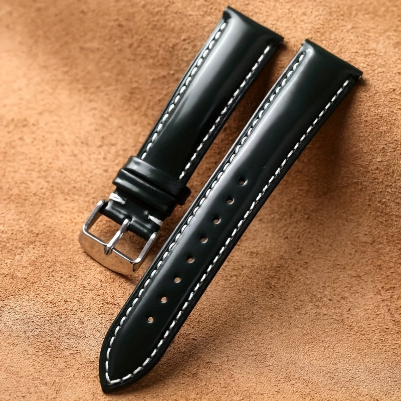 Premium Genuine Leather Watch Strap with Quick Release 18-22mm options, Expertly Hand Stitched and made from Horsehide Leather, Perfect for both Men and Women, Comes with Spring Bars, Great for Gifting