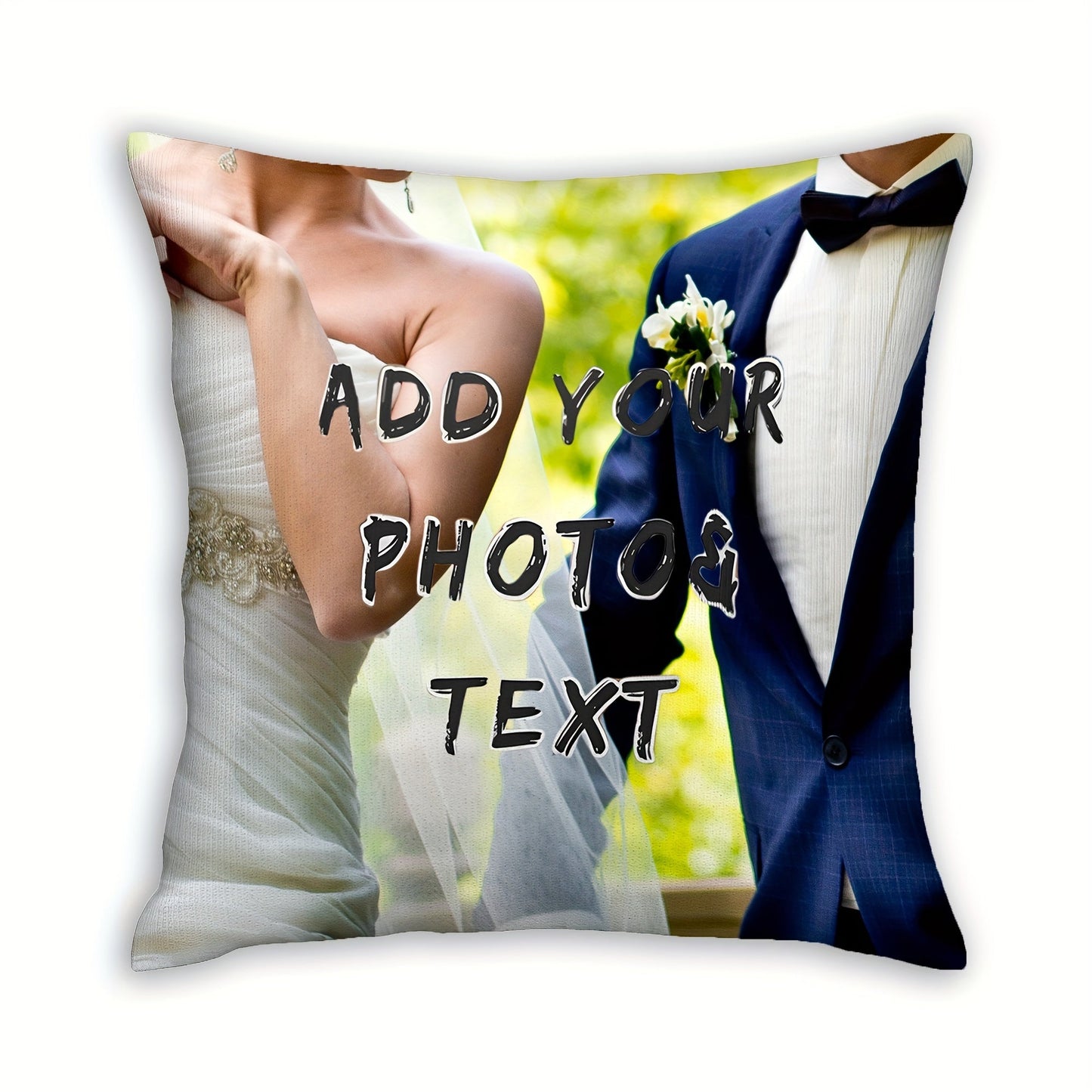 1 piece of customized pillow cover for home decoration, featuring patterns for Valentine's Day, Christmas, Thanksgiving, and New Year. Makes a perfect family gift or wedding anniversary gift. This single-sided printed cover does not come with a pillow