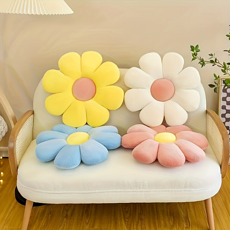 Soft Cotton Maternity Pillow - Plush Flower Shaped Pregnancy Support Cushion for Back, Belly, Hips & Legs - Comfortable and Portable Pillow for Expectant Mothers