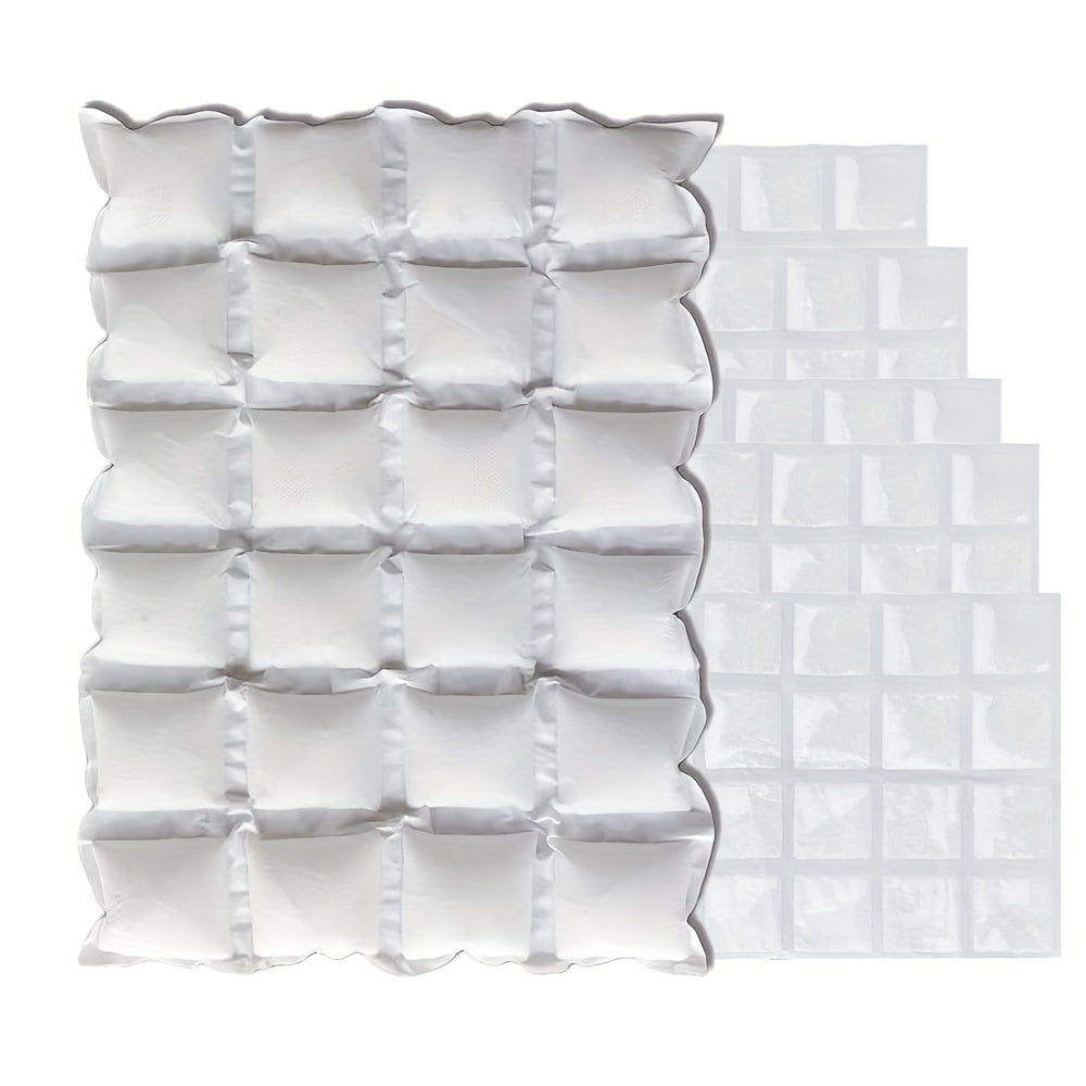 10 sheets of dry ice packs for shipping frozen food. These reusable ice gel pack sheets are flexible and long lasting, perfect for keeping food cold in coolers, lunch bags, or drinks.