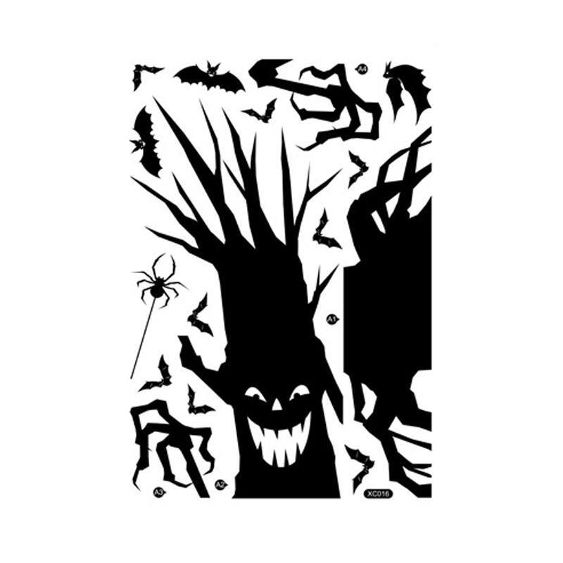 1pc Halloween & Monster Window Clings - No Electricity Required, Ideal for Party Decor