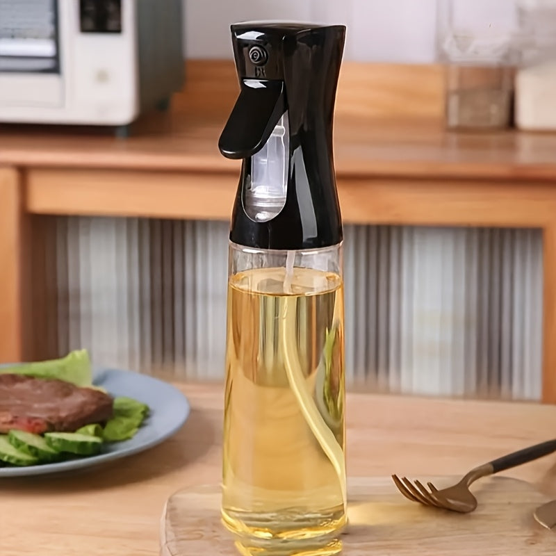 1pc BPA-Free Plastic Oil Sprayer Bottle - Dual-Function Olive Oil Mister and Dispenser for Leak-Proof Cooking Oil Storage and Grilling Essentials