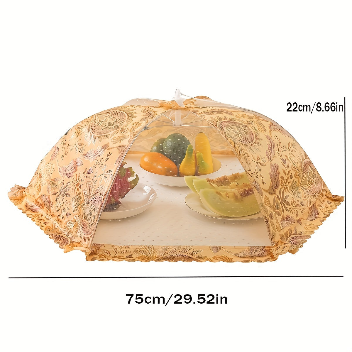 1pc Mesh Food Cover, Kitchen Dustproof, Reusable and Collapsible, for Indoor and Outdoor Use