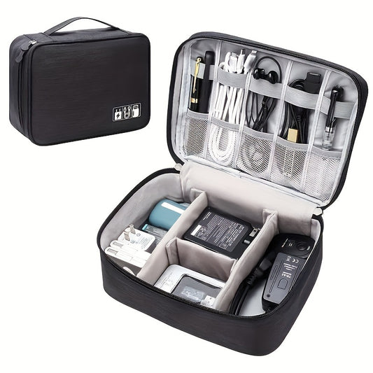 Waterproof storage organizer for digital gadgets and accessories.