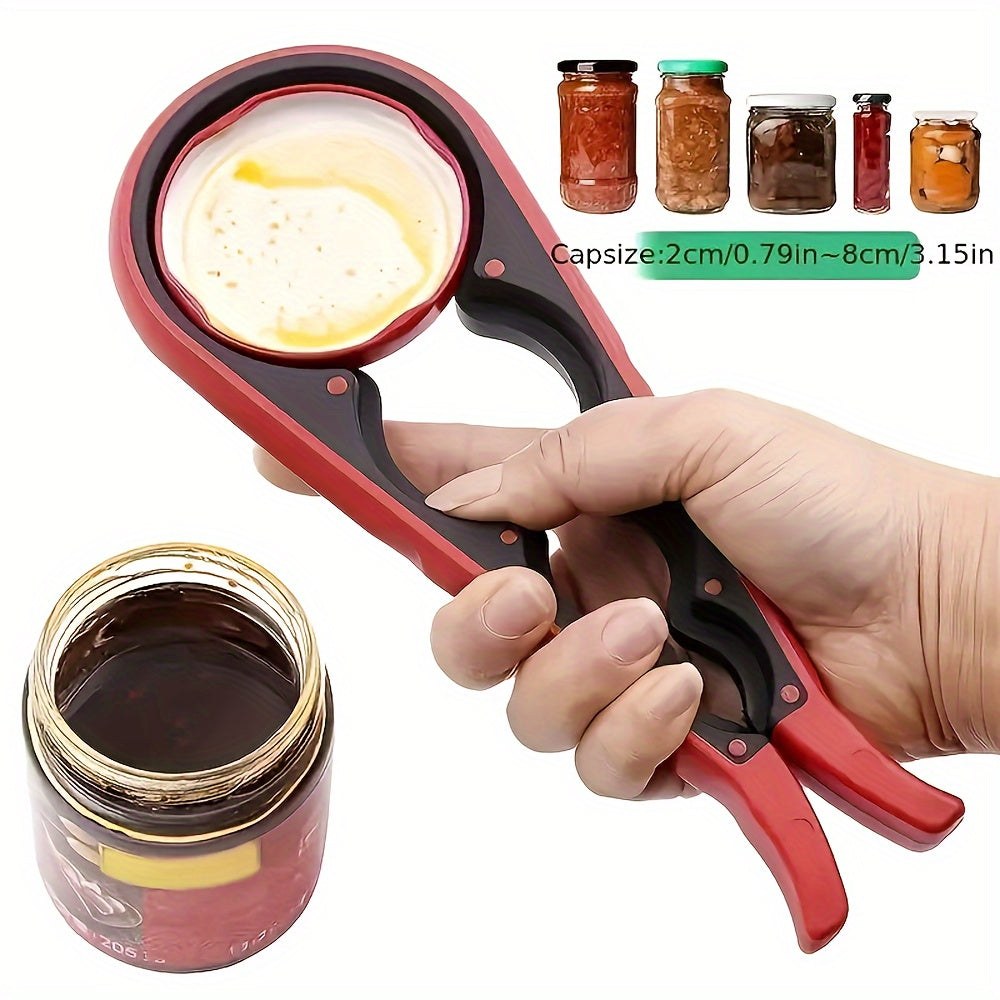 Multi-function opener perfect for seniors with arthritis - Easy grip, non-slip design