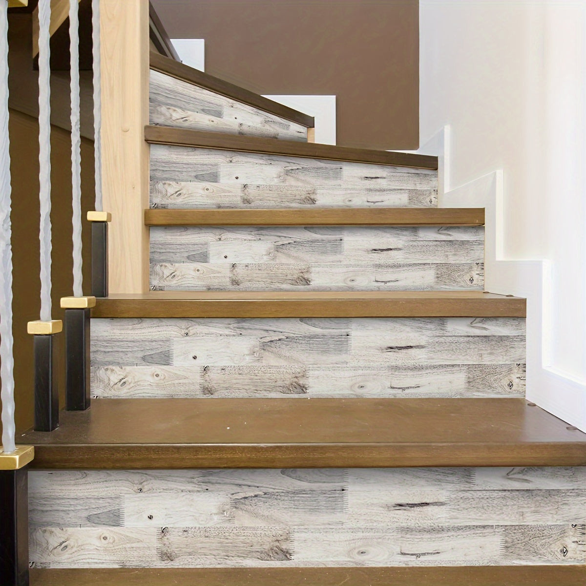 Upgrade your home with our Easy-Apply Geometric & Minimalist Stair Decals. Made from self-adhesive PVC, these decals leave no residue behind and are perfect for decorating your home's bedroom, living room floors, and stairs. Each decal measures