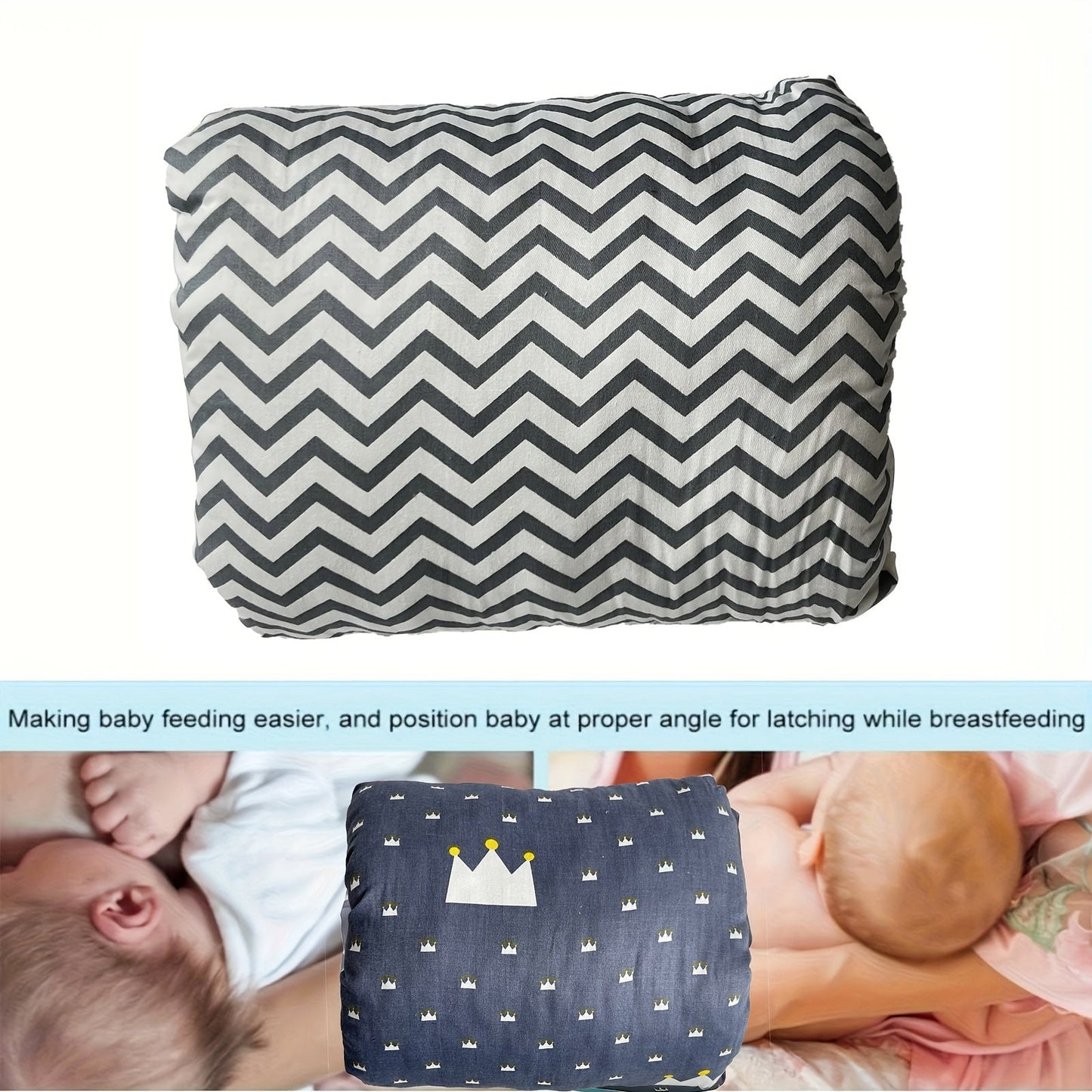 One Cozy Arm Pillow for Comfortable Nursing and Bottle Feeding, Providing Head Support