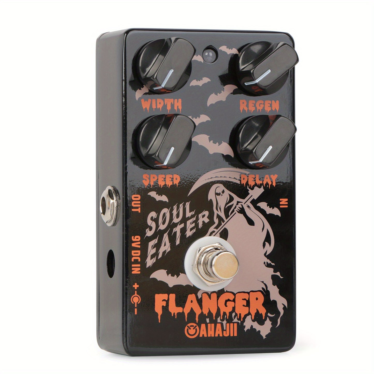 AHAJII AH66 Flanger Guitar Effects Pedal with True Bypass Design