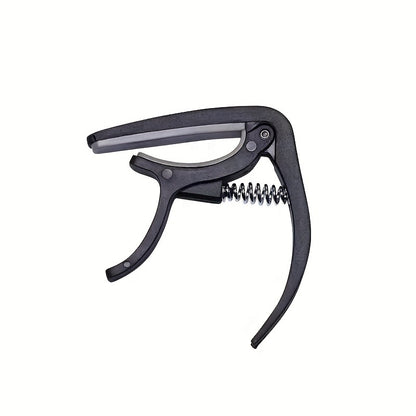 Nylon Guitar Capo for Acoustic, Classical, Electric Guitars & Ukuleles - Quick Change, Easy Tuning - Durable Black ABS Material