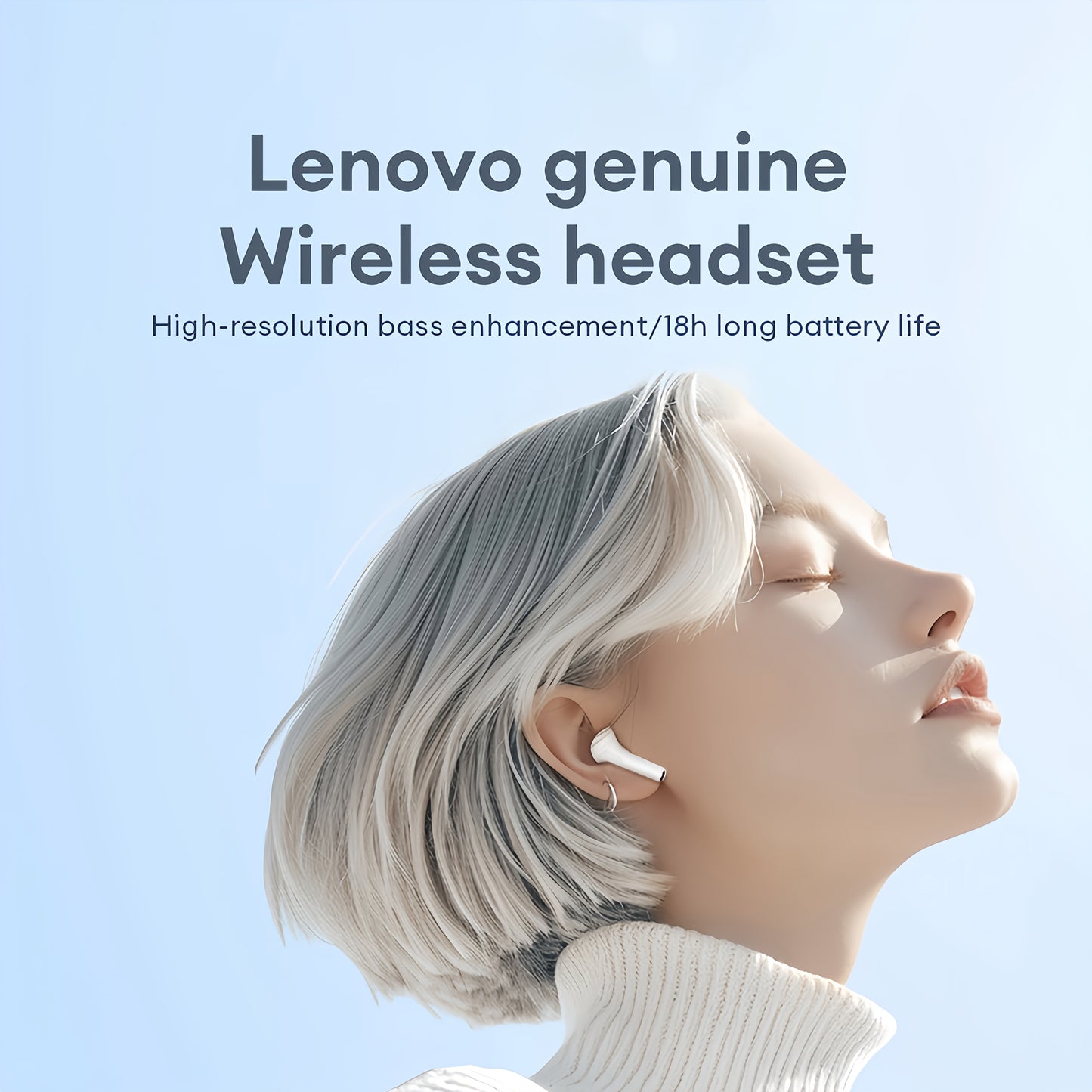 Lenovo ThinkPlus Hifi Panoramic Stereo Earbuds offer crystal clear sound, ergonomic design, long battery life, advanced noise cancellation, USB-C fast charging case, and wireless audio.