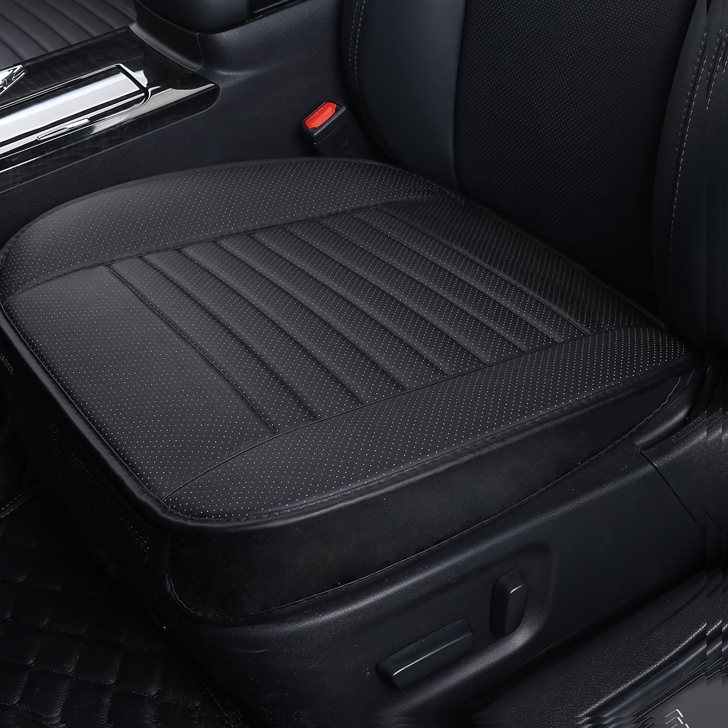 Top Pick: Faux Leather Car Seat Cushion Protector for Breathability and Anti-Slip Safety