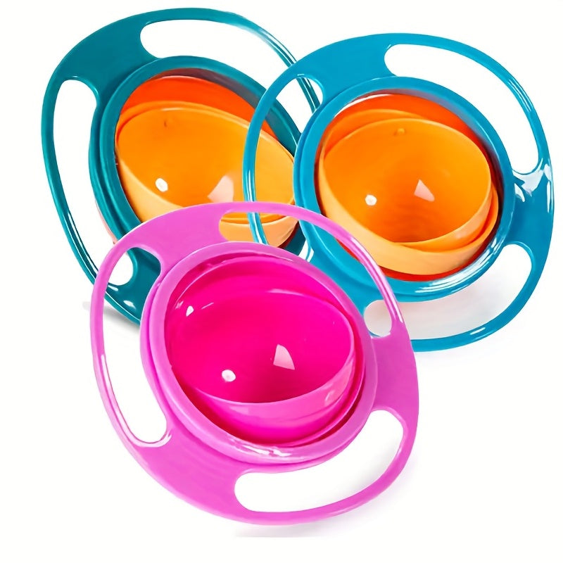 The perfect gift for Halloween, Christmas, Thanksgiving, or Easter - a versatile 360-degree rotating baby feeding bowl for mixing salad, soup, fish, fruit, rice, and sugar.