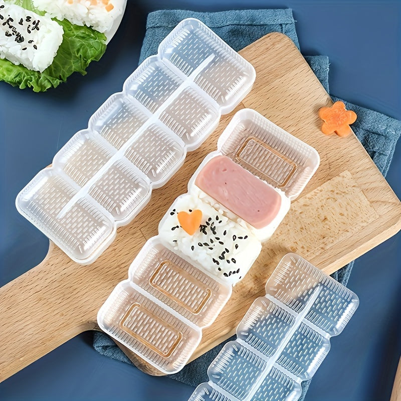 Kitchen accessories like the 1pc Nigiri Sushi Mold Rice Ball Maker can help you create perfect sushi rolls every time. This non-stick tool is a must-have for any sushi lover's kitchen gadget collection.