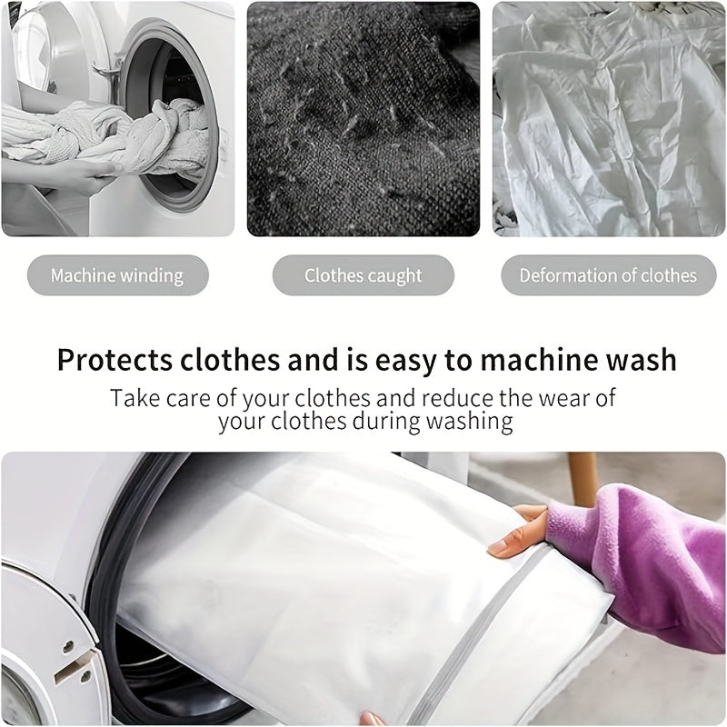 Mesh Laundry Bags - Available in 4, 8, or 12 pieces, in a variety of sizes. Features high-quality zippers and durable construction, perfect for washing delicates, underwear, and clothing while traveling.