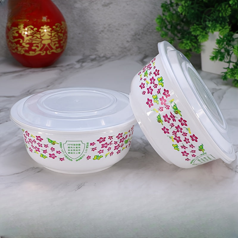 24 Sets of 600ml Meal Preparation Containers with Lid, made of BPA-Free and Safety Grade PP Material. These reusable containers are microwaveable and can be refrigerated, perfect for storing salads, side dishes, soups, pasta, or lunch on the go.