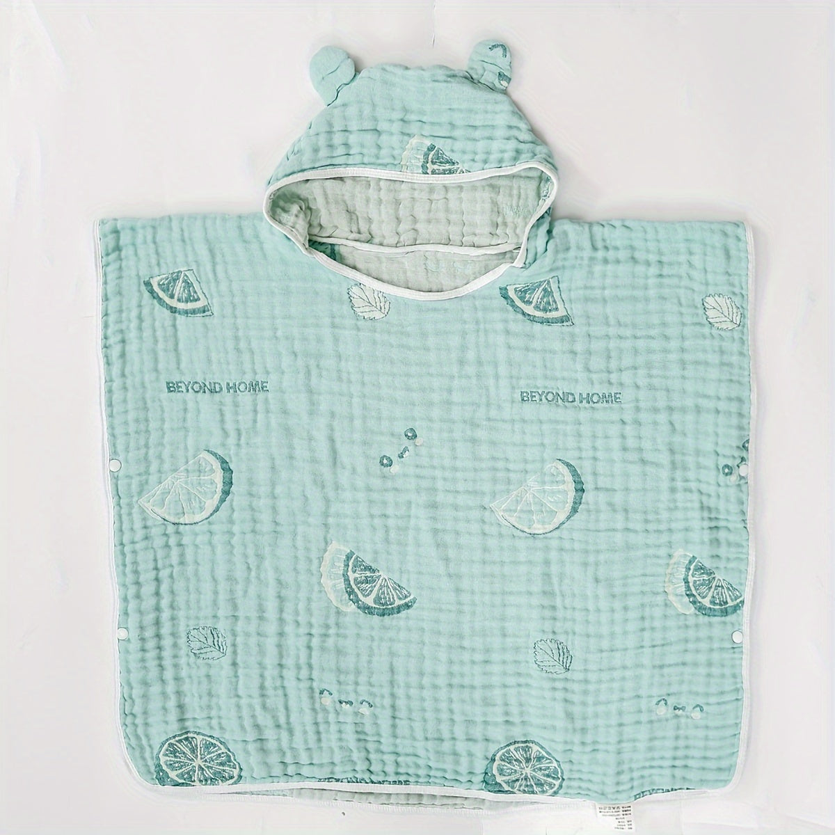 Super soft bamboo hooded bath towel for toddlers and young children - Adorable, absorbent design | Ideal for bath time, wrapping up, and using as a blanket in strollers | Suitable for children aged 0-3 years.