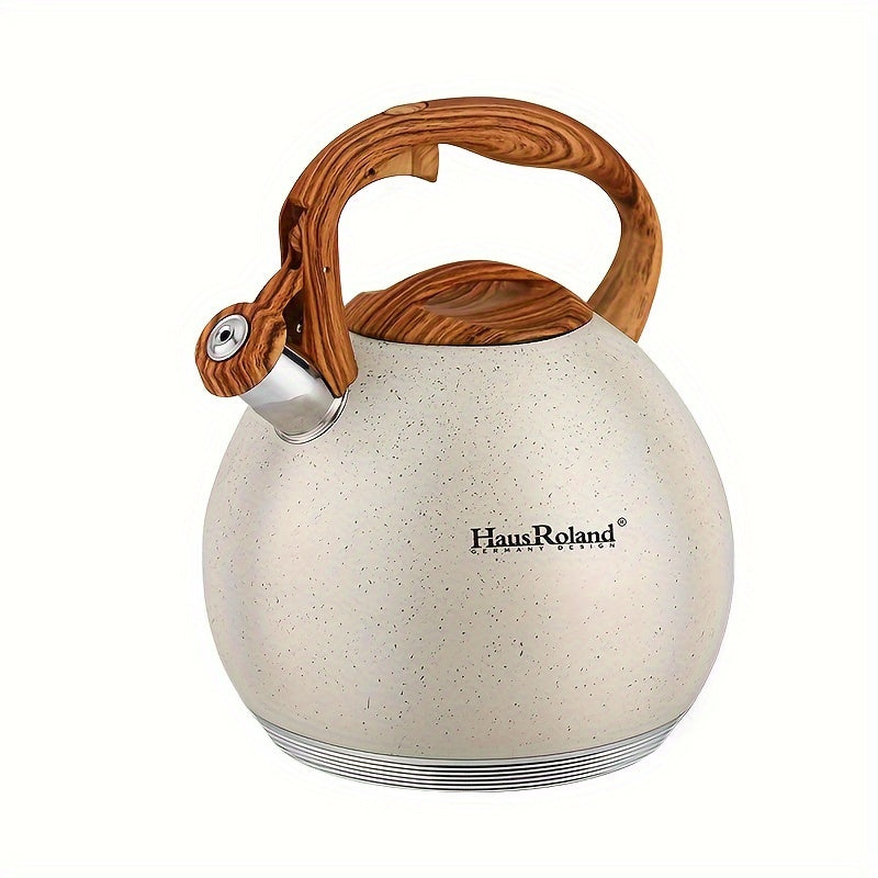 The Hausroland Stainless Steel Tea Kettle is a versatile and efficient kitchen essential. With a capacity of 1.7L or 3L, this kettle requires no electricity, making it perfect for use on open fire gas stoves or induction cookers. Ideal for both kitchen