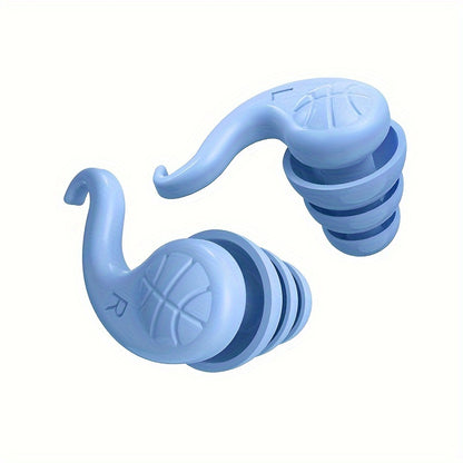 1 pair of Sleep Three-layer Earplugs for strong noise prevention and better sleep