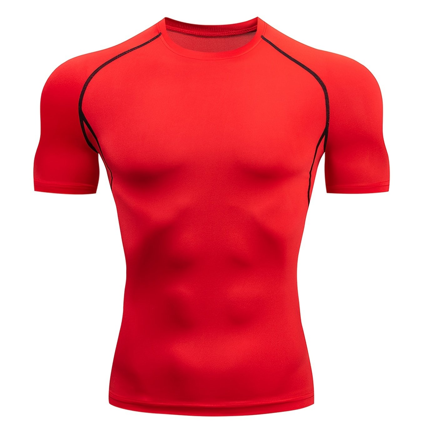 Fast-drying men's top for outdoor training - stretchy and breathable.