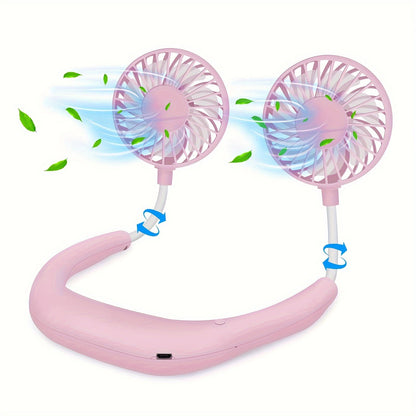 360° Portable Fan with High-Speed Function and Rechargeable Lithium Battery, Made of Plastic, Comes with Multiple Components for Cooling, Ideal for Indoor and Outdoor Use, USB Rechargeable.