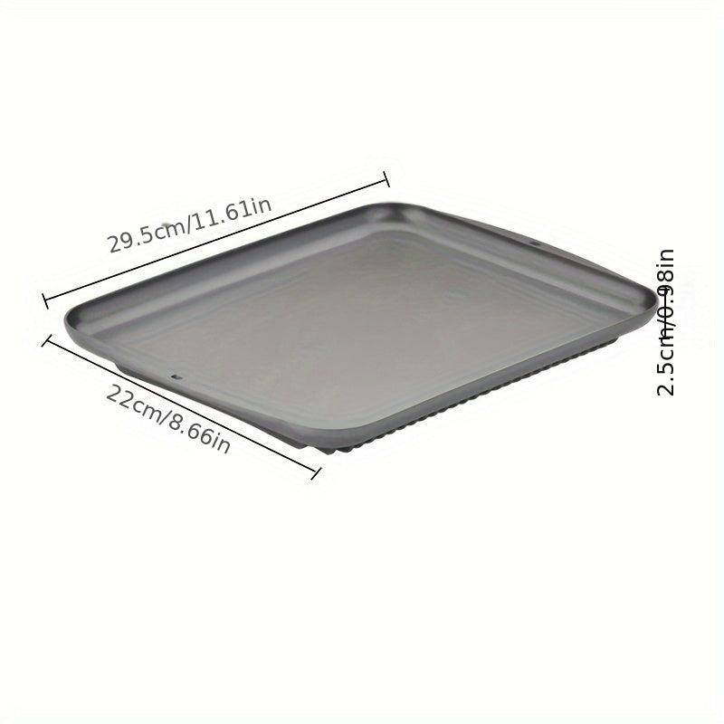 One piece defrosting platter for seafood, steak, and meat, designed for quick and efficient thawing at home. Can also be used as a food tray or cutting board for vegetables and fruit.