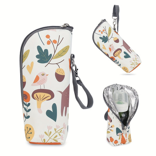 Mommy Bag with Aluminum Film Insulation, Stroller Hanging Bag, Portable Milk Bottle Carrier