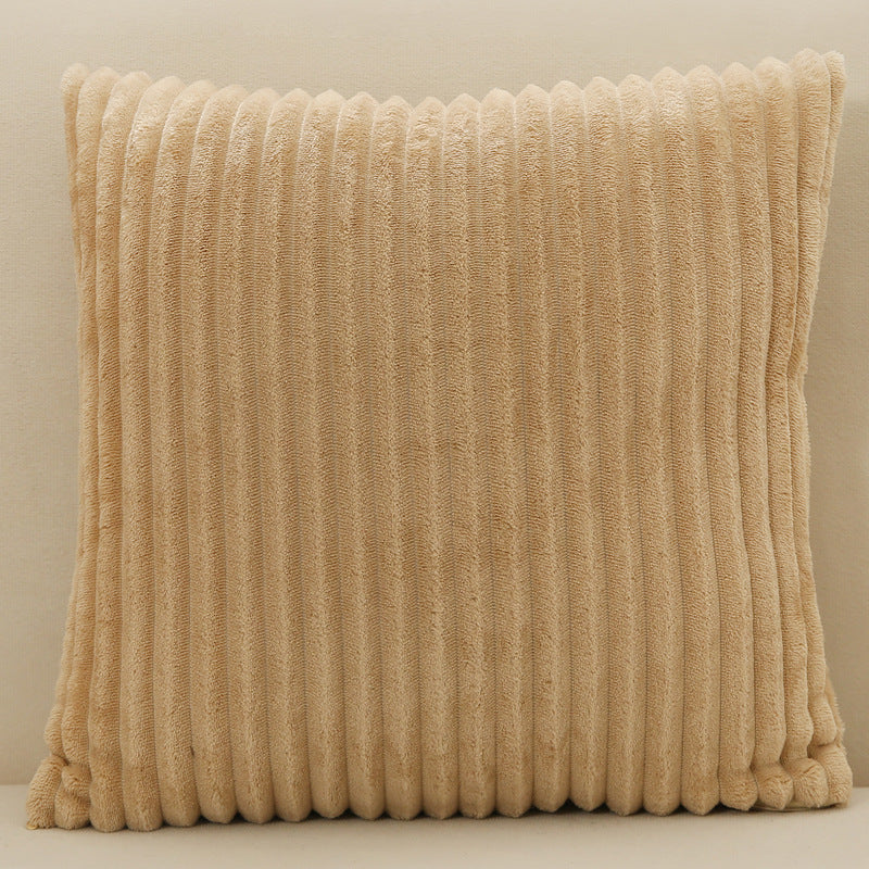 New Year/Christmas Decorative Corduroy Pillow Cover, 17x17 Inch, Perfect for Party/Home Decor